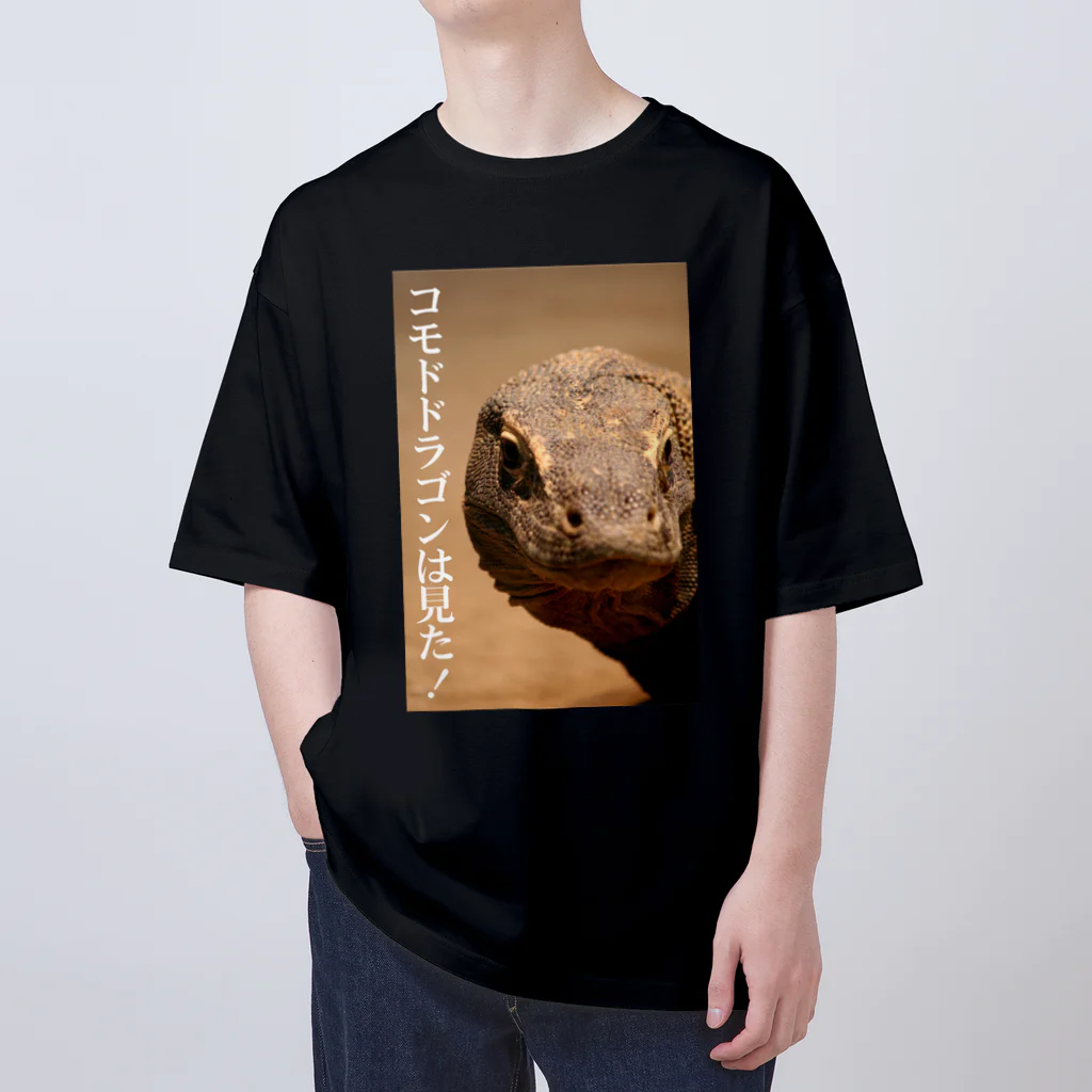 hisakataのコモドドラゴンは見た！ オーバーサイズTシャツ