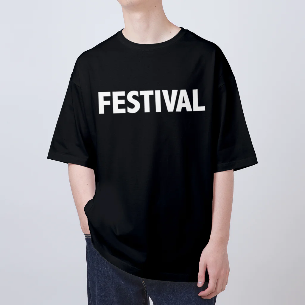 のれんラジオ／オフィシャルサポーターズショップのどこのフェスでも着られるフェスTシャツ by のれんラジオ Oversized T-Shirt