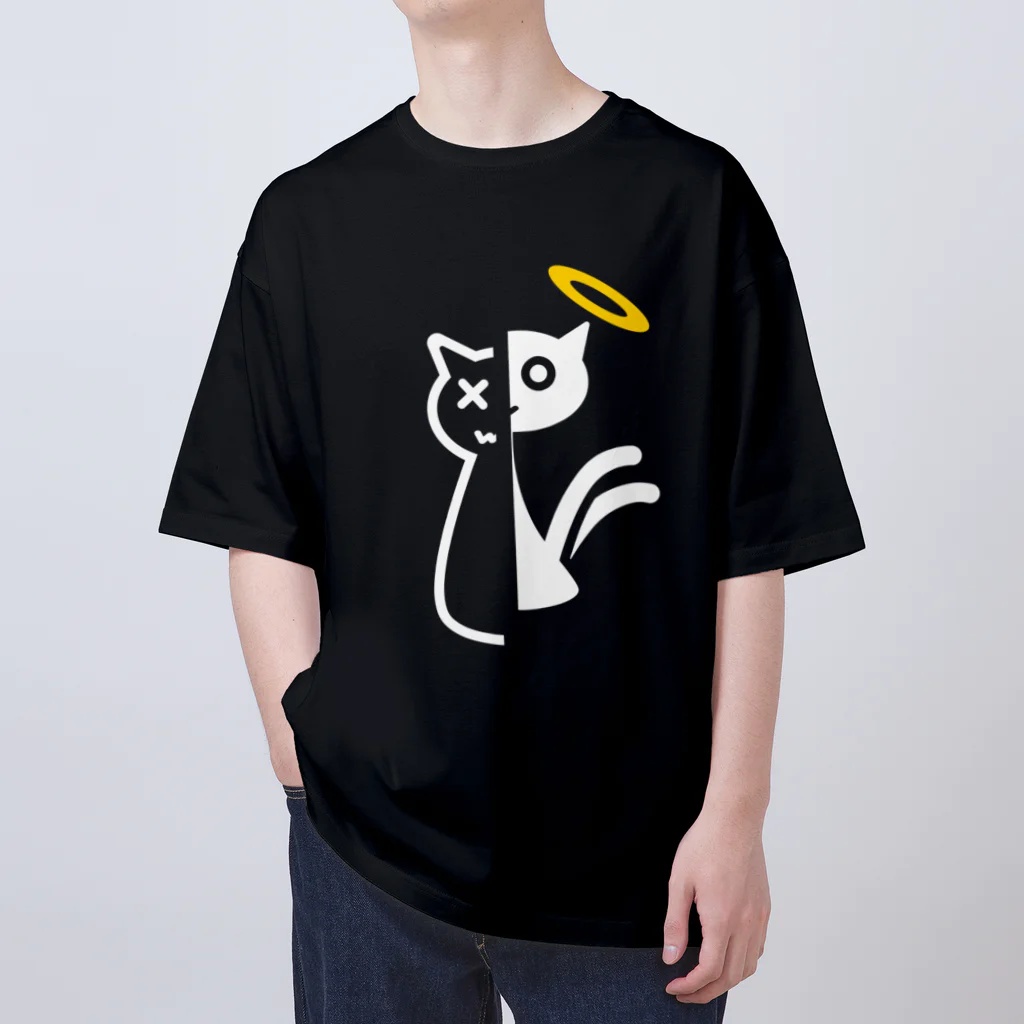 猫神商店の猫神cut オーバーサイズTシャツ