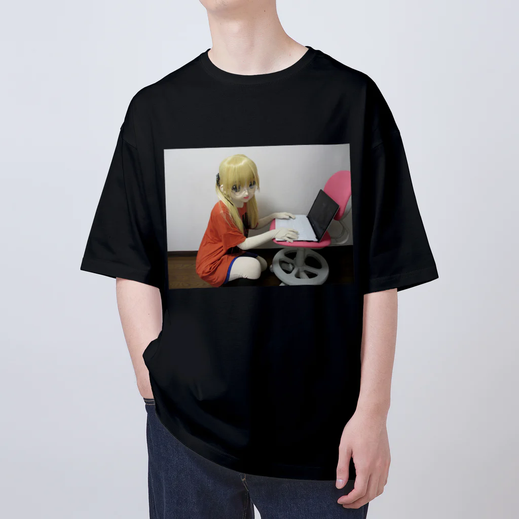 ニャムゴルフショップの実写ニャムゴルフ Oversized T-Shirt