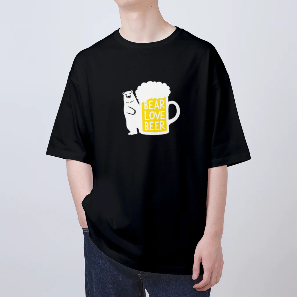 ワカボンドのシロクマさんとビールジョッキ Oversized T-Shirt