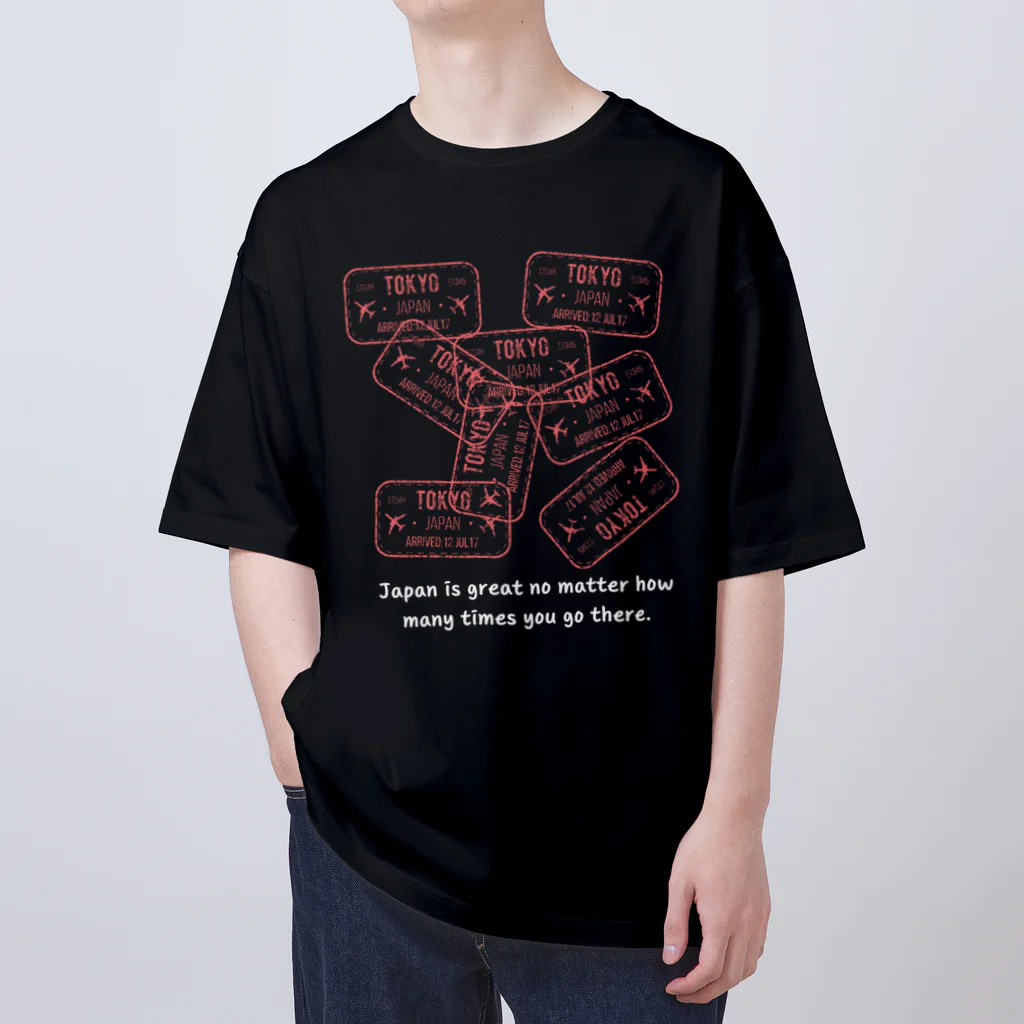 Sky00の日本行きパスポートくん Oversized T-Shirt