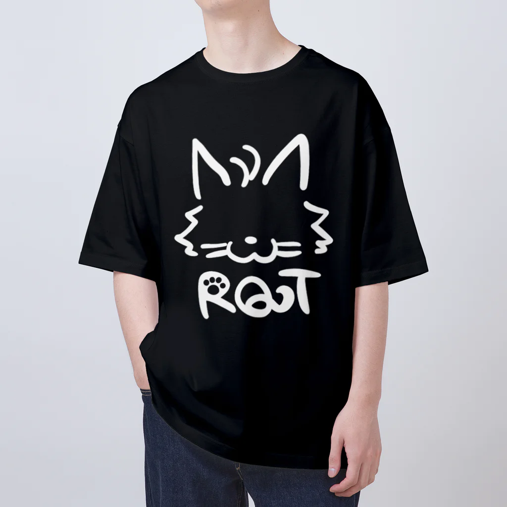 小楽茶屋のRQT（白） オーバーサイズTシャツ