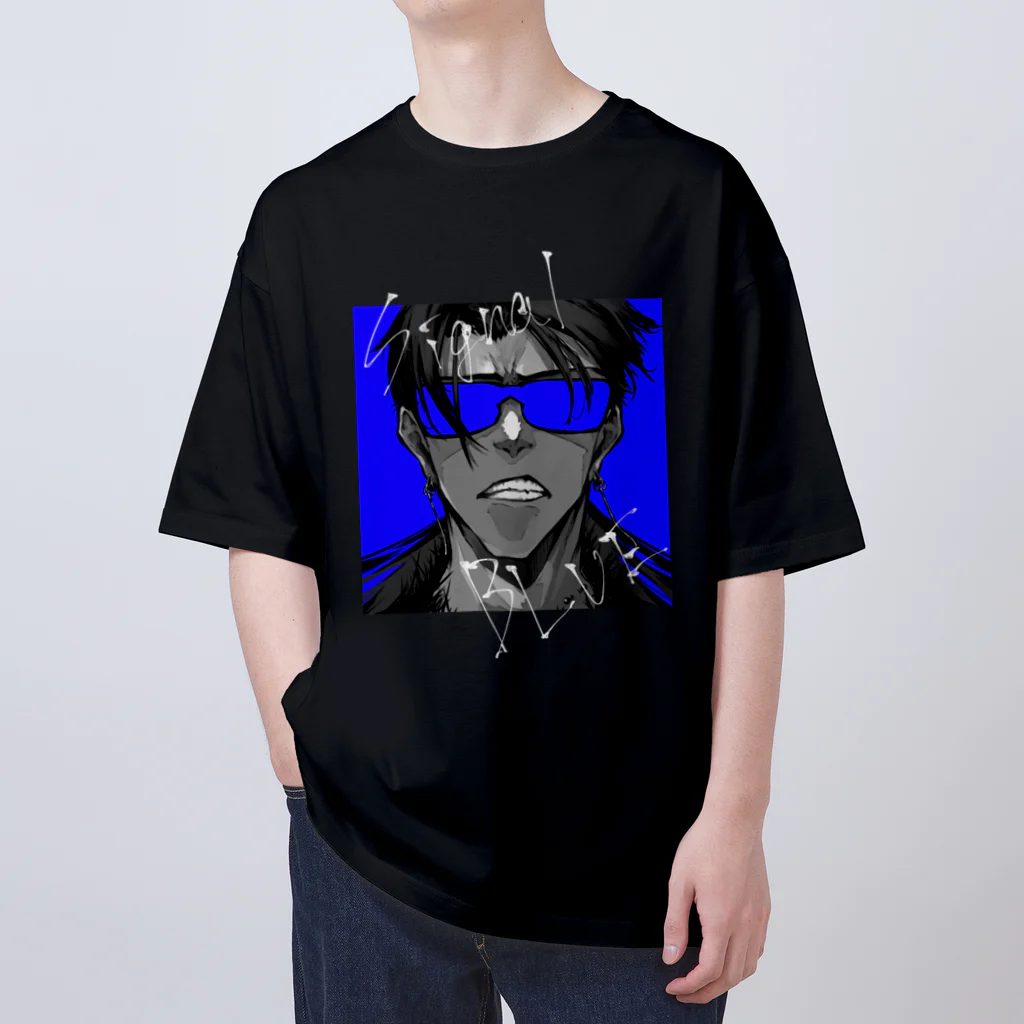 ヴォルのsignal BLUE オーバーサイズTシャツ