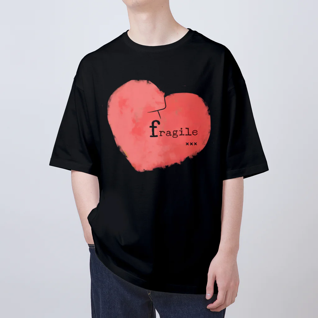 fragile×××のfragile オーバーサイズTシャツ