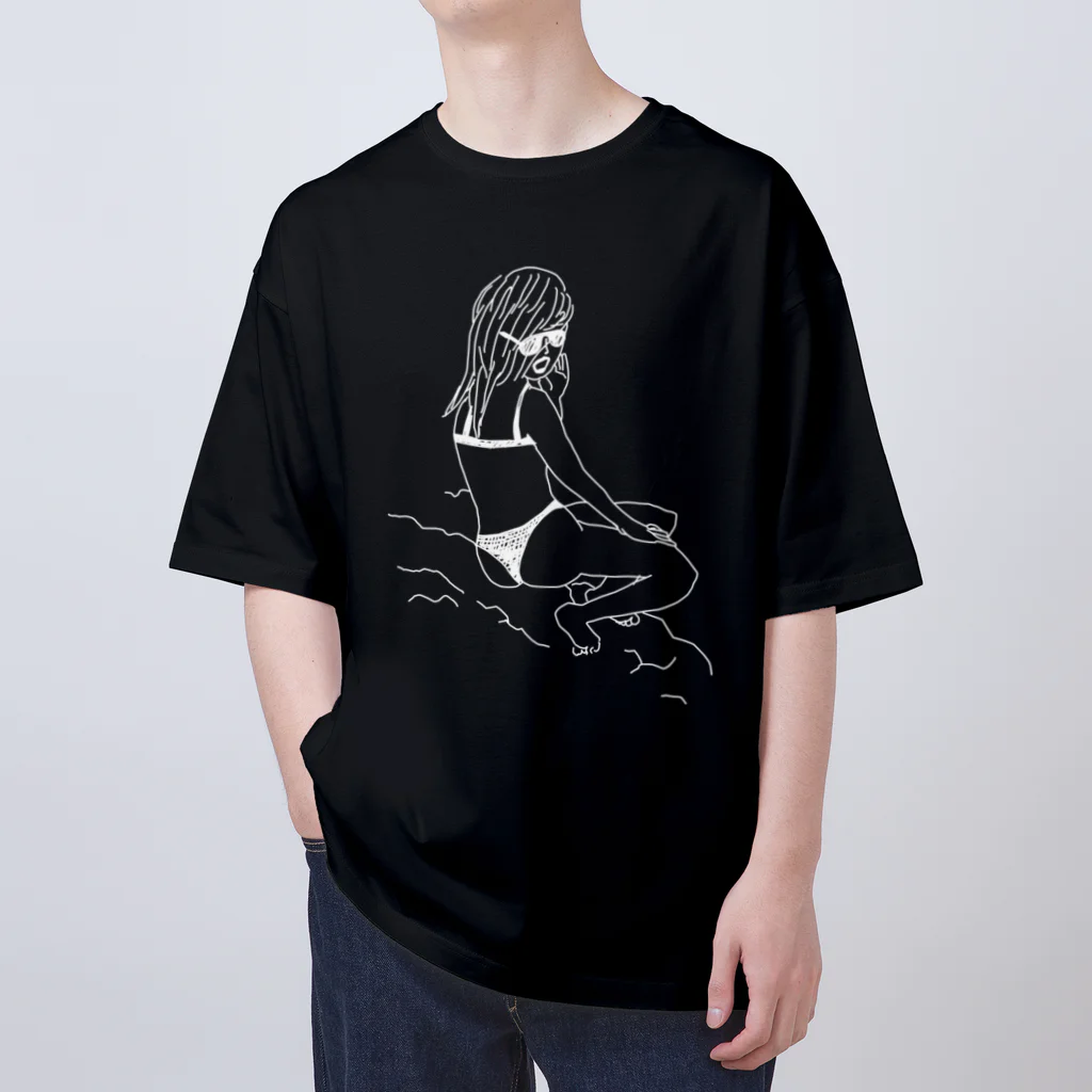 TERRY AND VEGASの岩場の女／ロマンチカ Oversized T-Shirt