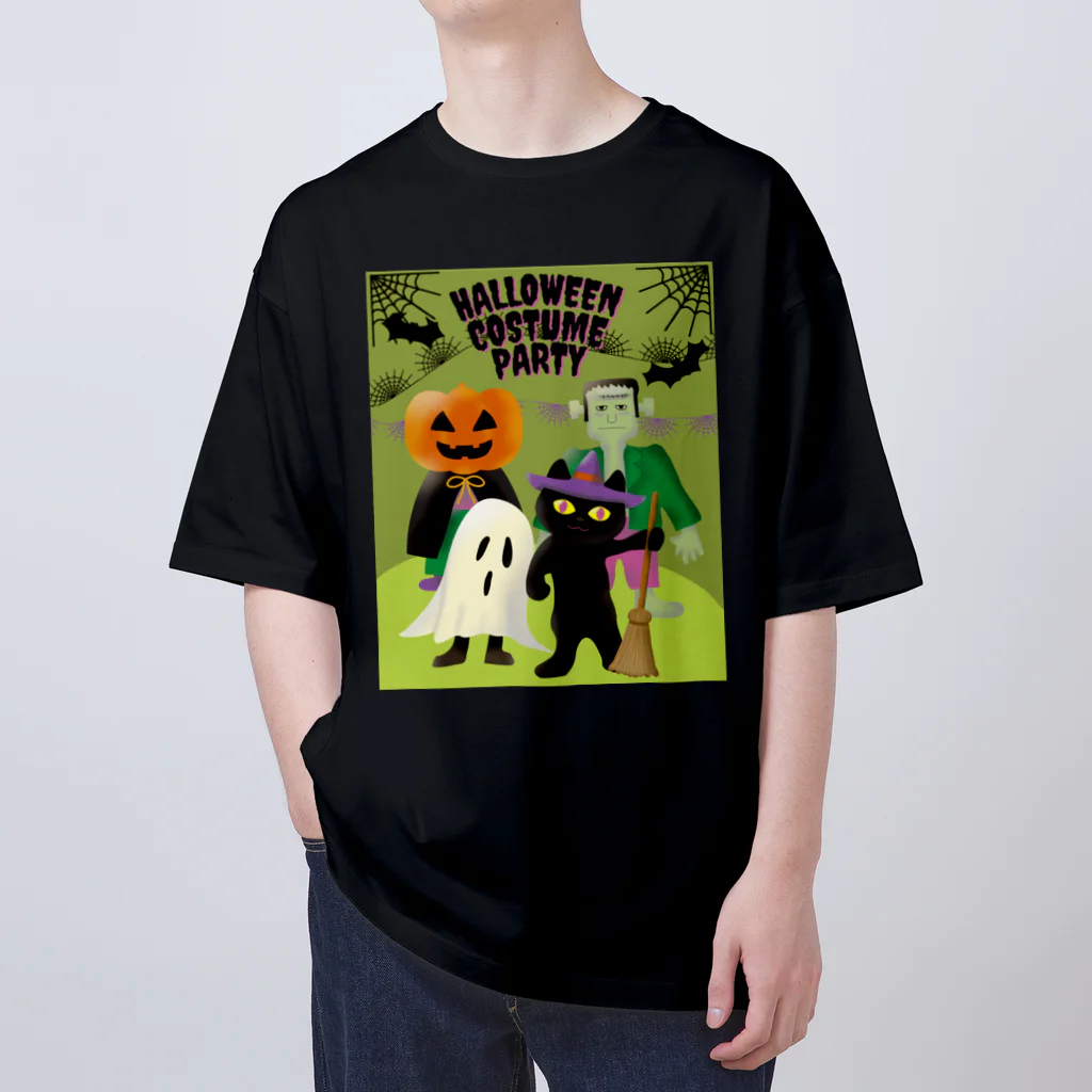 satoharuのハロウィンの仮装パーティー オーバーサイズTシャツ