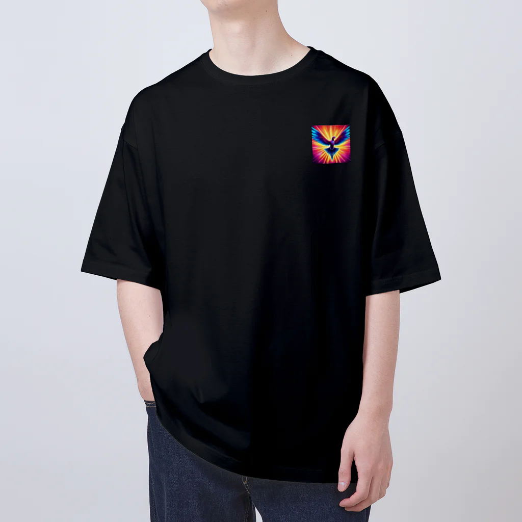 cr8erのフェニックス オーバーサイズTシャツ