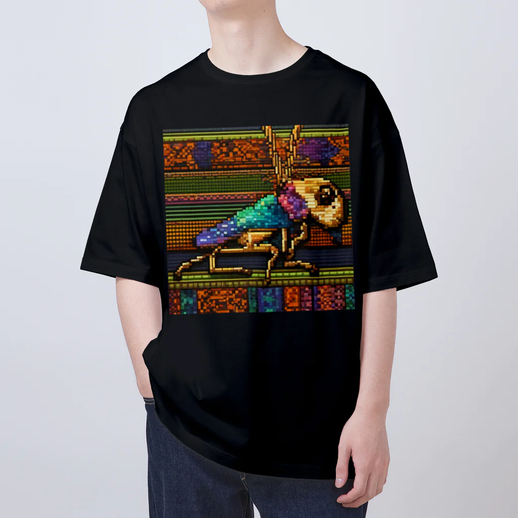 ruiruirの昆虫　ドット絵 Oversized T-Shirt