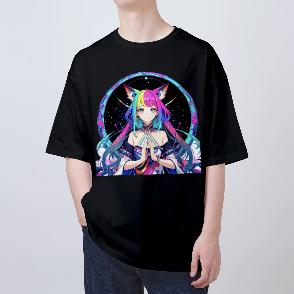 ミネラル太郎の幻想少女リリー　〜星々との対話〜 オーバーサイズTシャツ