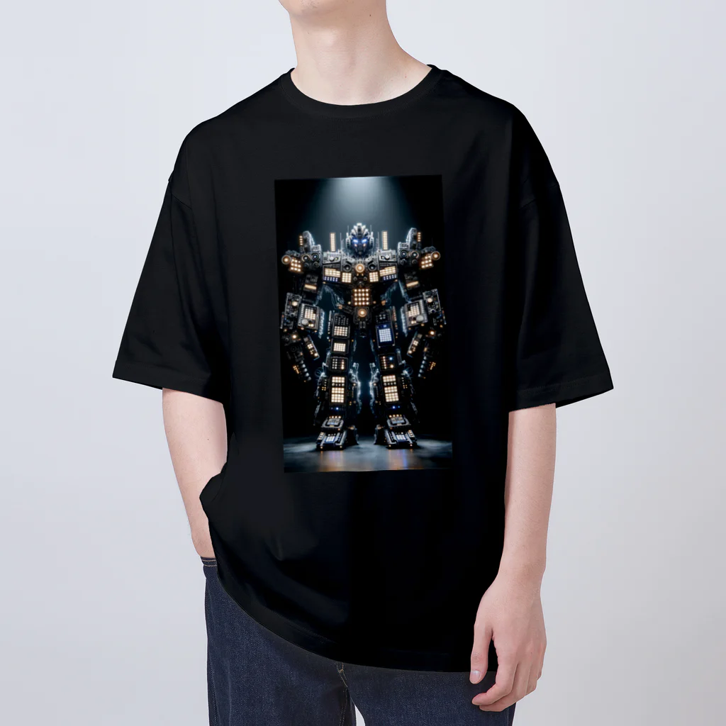 Team BlackPadsのROBOPAD  |Team Blackpads x Urinamiコラボシリーズ オーバーサイズTシャツ