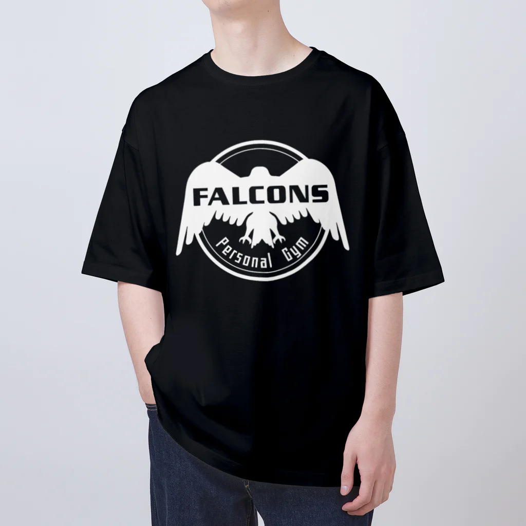 Personal Gym FALCONSのチームFALCONSホワイト オーバーサイズTシャツ