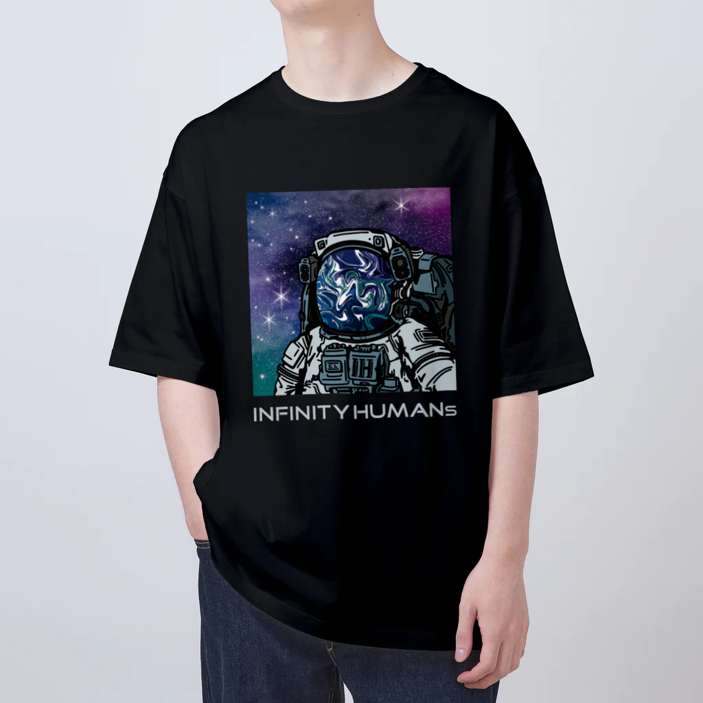 CawaiiLabo_nextのINFINITY HUMANs_001Earth Oversized T-Shirt