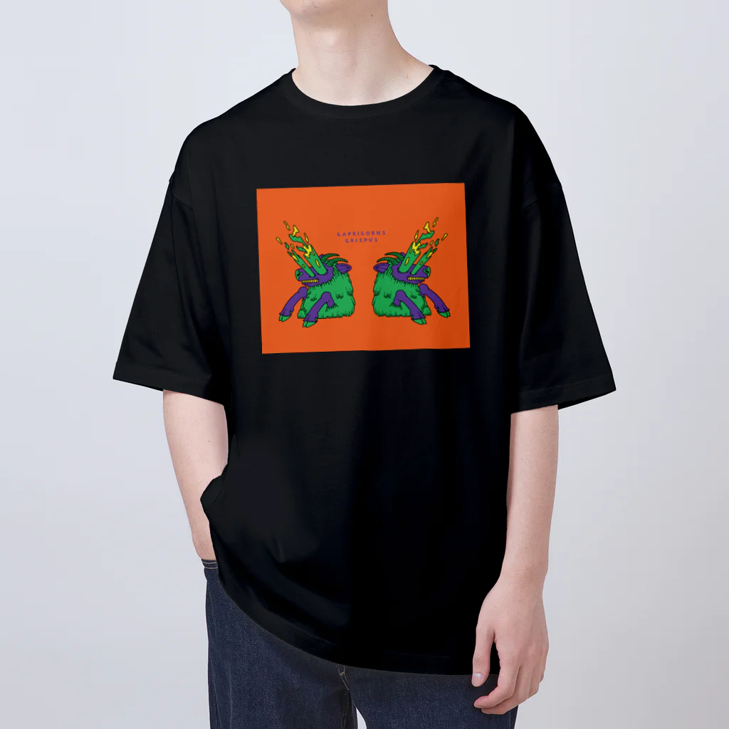 SASANOWAのCAPRICORNS SCRIPS / ORANGE  オーバーサイズTシャツ