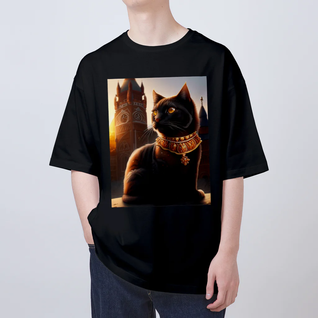 keipoohの貴族の愛した猫　シャムリ Oversized T-Shirt