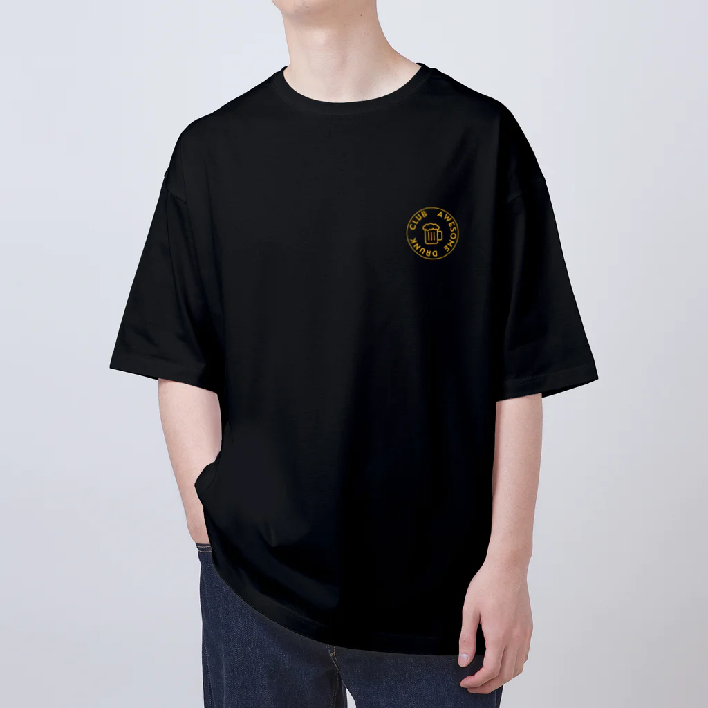Awesome Drunk ClubのADS ロゴ Oversized T-Shirt