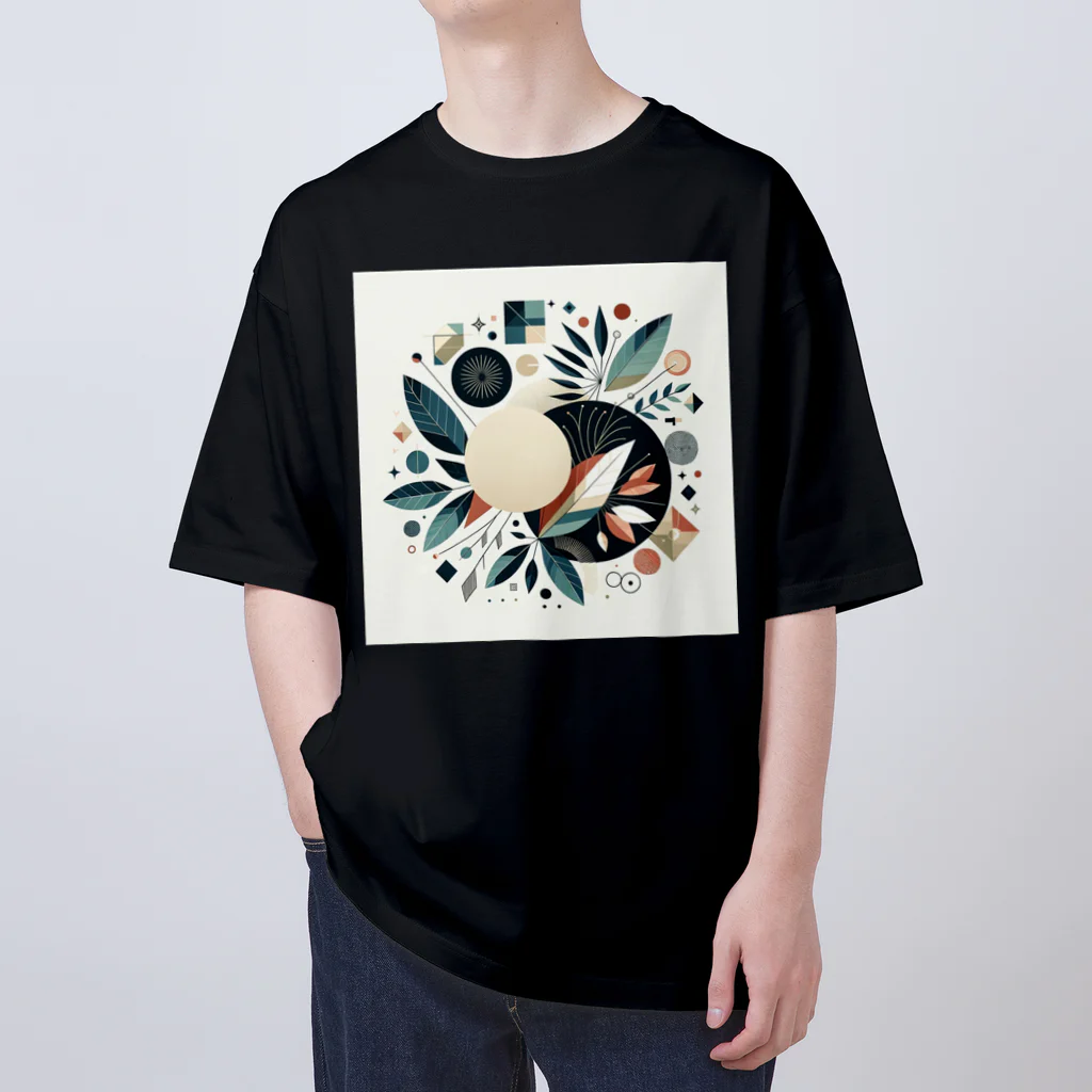 BochiBoochi-walkerのジオメトリー11 Oversized T-Shirt