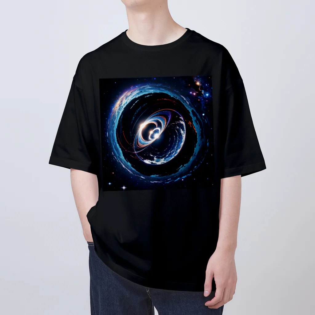 紅藤コミミズクの螺旋宇宙 Oversized T-Shirt