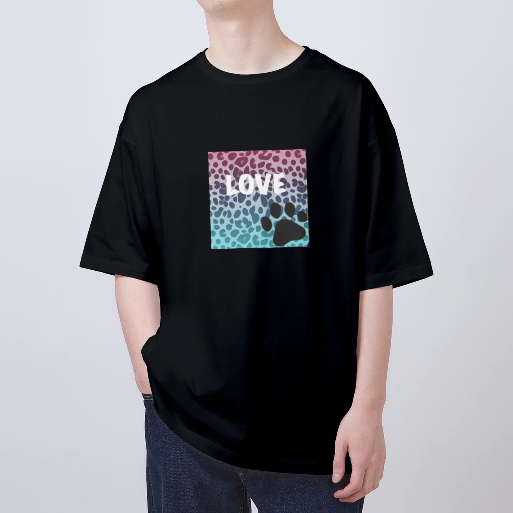 Porte de  bonheur  〜幸せの扉〜の豹柄LOVE🐾シリーズ オーバーサイズTシャツ