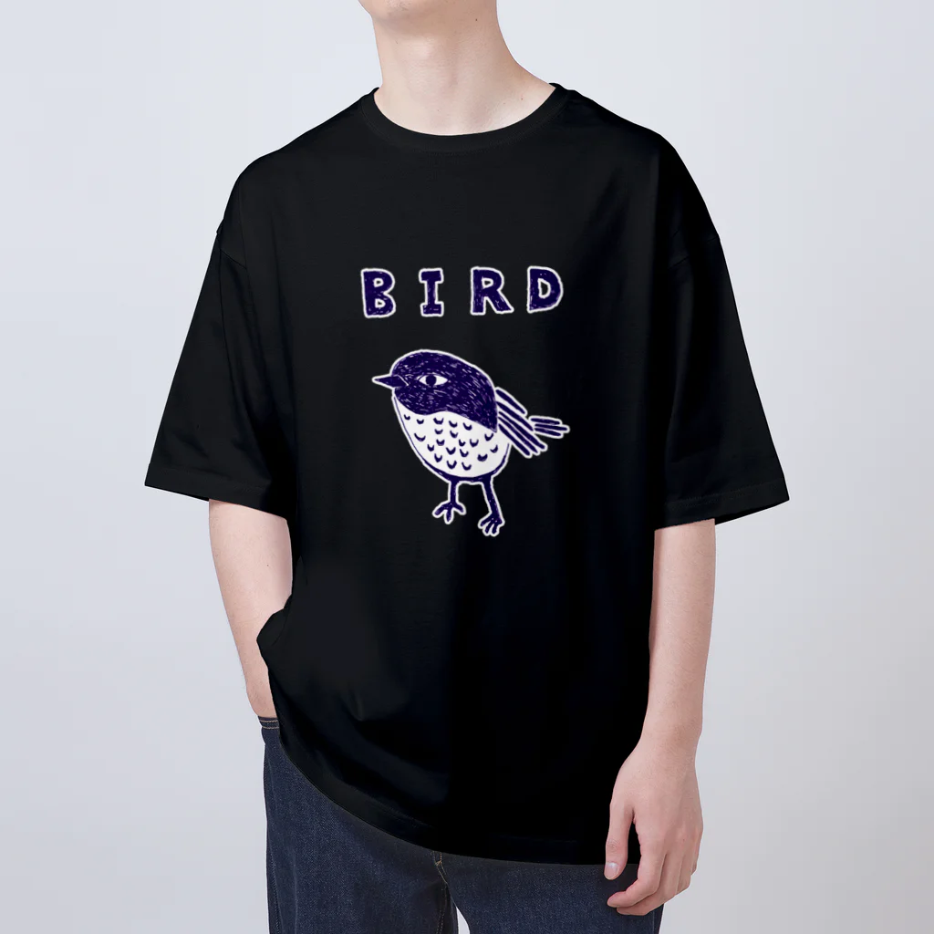 NIKORASU GOのトリマニア専用デザイン「BIRD」（Tシャツ・パーカー・グッズ・ETC） オーバーサイズTシャツ