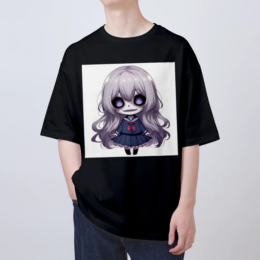 saitou1x4のホラー　かわいいグール３ オーバーサイズTシャツ