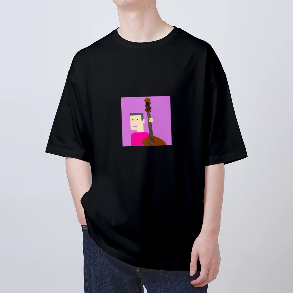 いまさしの意識低いコントラバス弾き Oversized T-Shirt