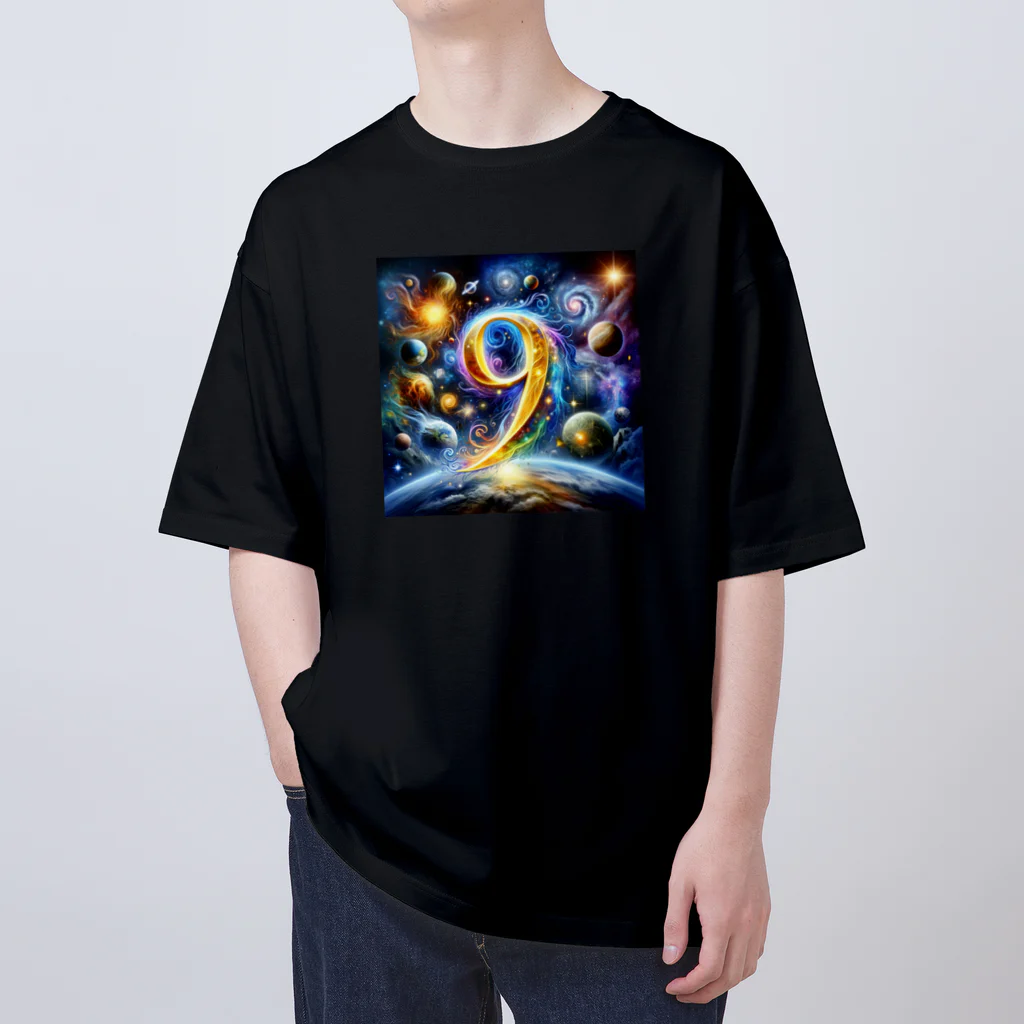 Super_Bluemoonの神秘的な数字 No.9🎵 Oversized T-Shirt