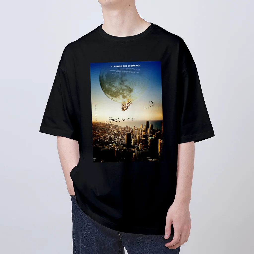 UNIREBORN WORKS ORIGINAL DESGIN SHOPのIL MONDO CHE SCOMPARE オーバーサイズTシャツ