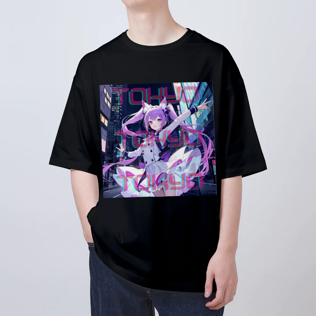 東京少年少女達の東京電脳アイドル Oversized T-Shirt