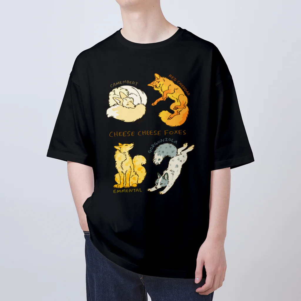 タタナ幻獣館のCHEESE CHEESE FOXES オーバーサイズTシャツ