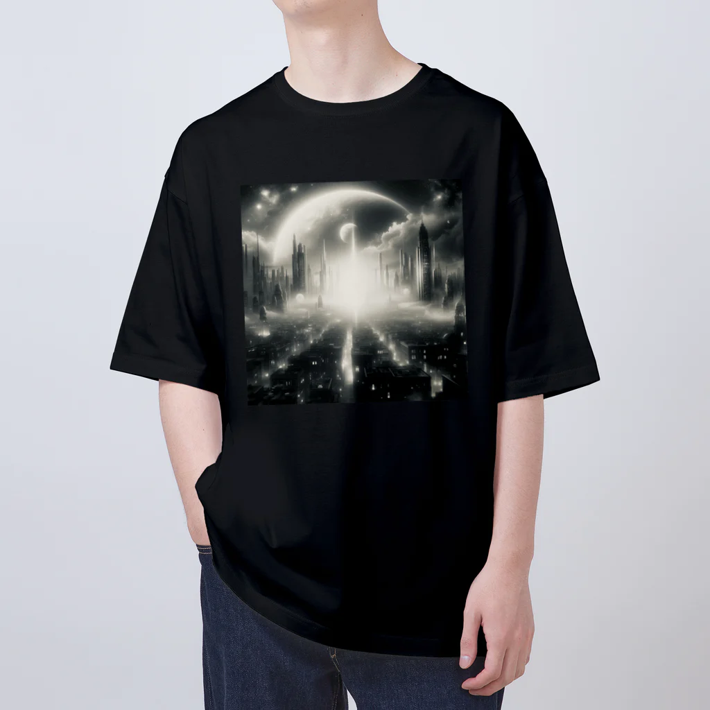 gates_of_heavenの近未来都市 Oversized T-Shirt