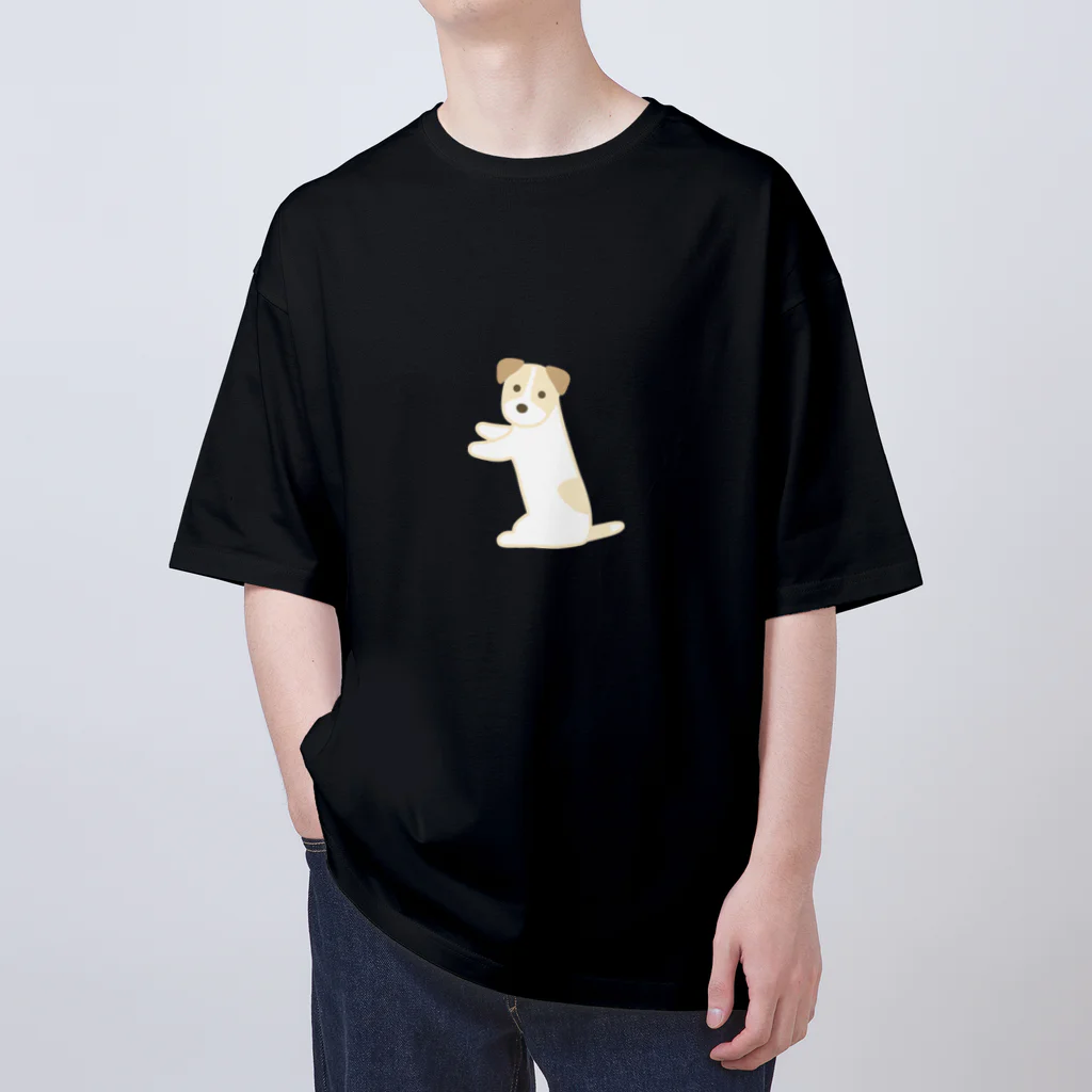 ジャックラッセルテリアのお店の上手なおすわり Oversized T-Shirt