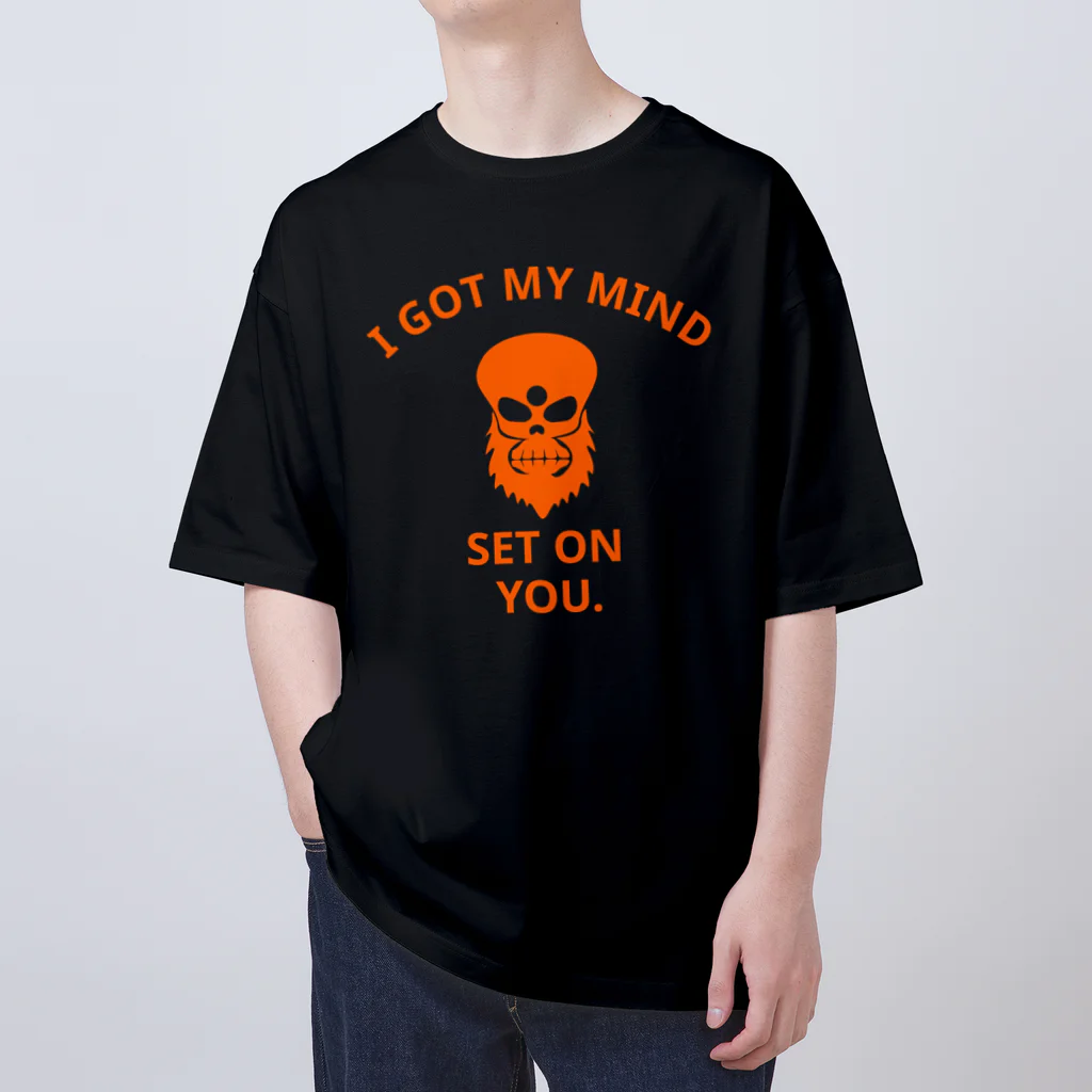 『NG （Niche・Gate）』ニッチゲート-- IN SUZURIのI GOT MY MIND SET ON YOU.(橙) Oversized T-Shirt