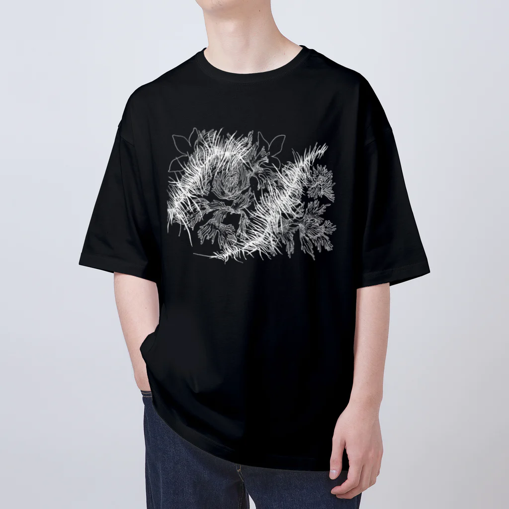 ザクザク卑弥呼のザクザク１白文字 Oversized T-Shirt