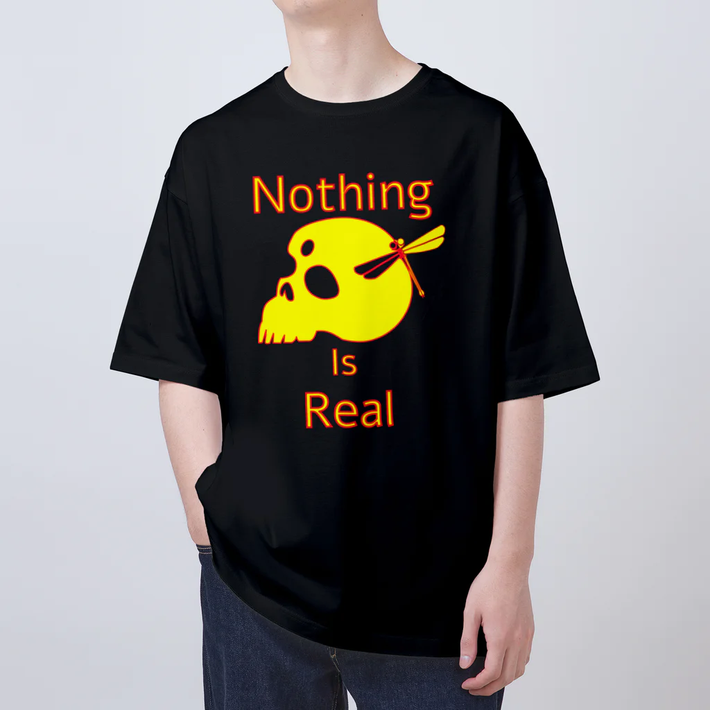 『NG （Niche・Gate）』ニッチゲート-- IN SUZURIのNothing Is Real.（黄色） Oversized T-Shirt