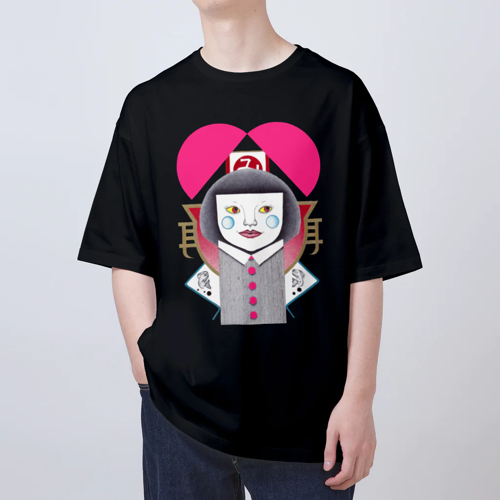 moriokasachi.artのお祝いの耳 オーバーサイズTシャツ