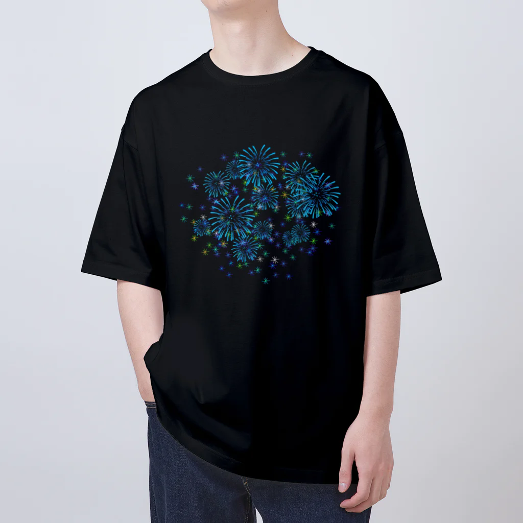 nachau7の打ち上げ花火-20 オーバーサイズTシャツ