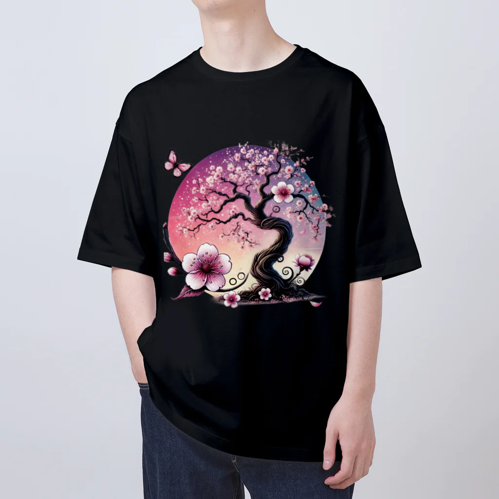 Sumyの夢幻の桜 オーバーサイズTシャツ