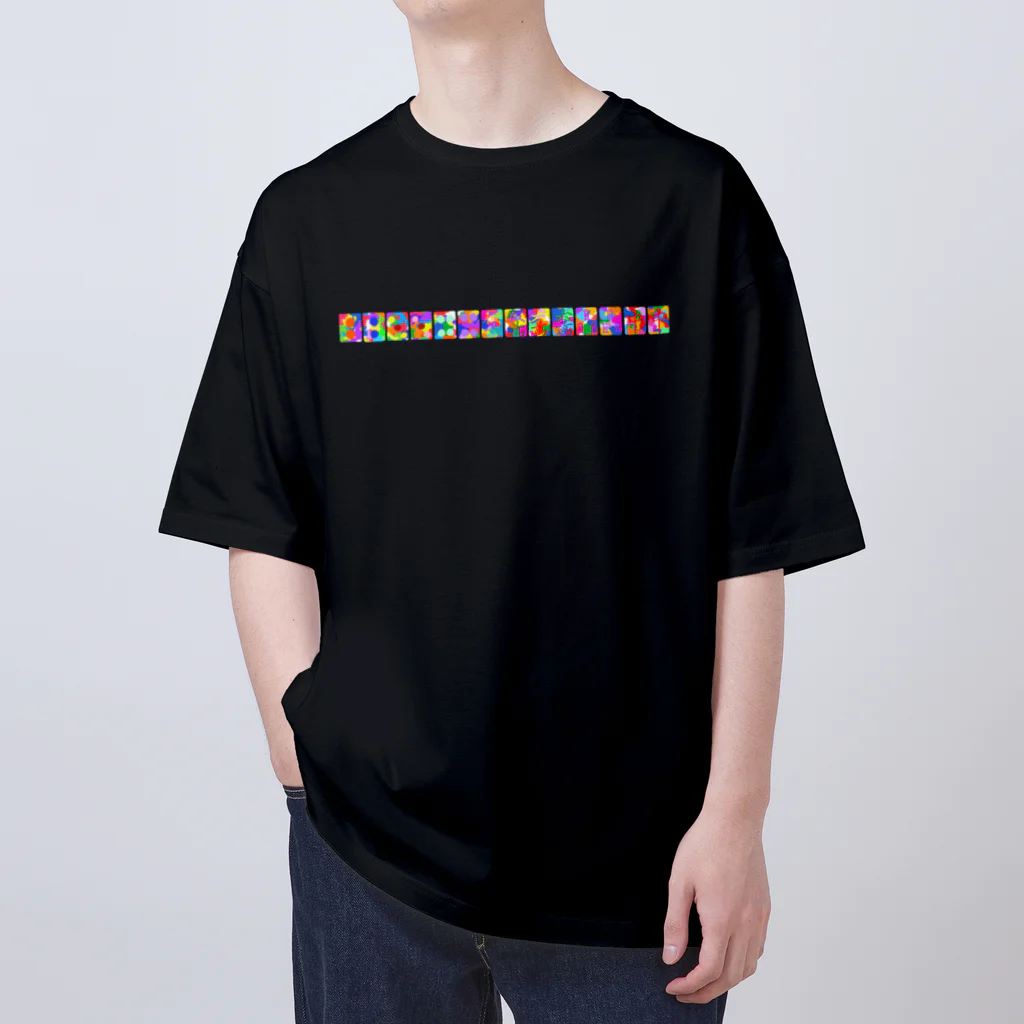 meiroのカラフルな七対子 Oversized T-Shirt