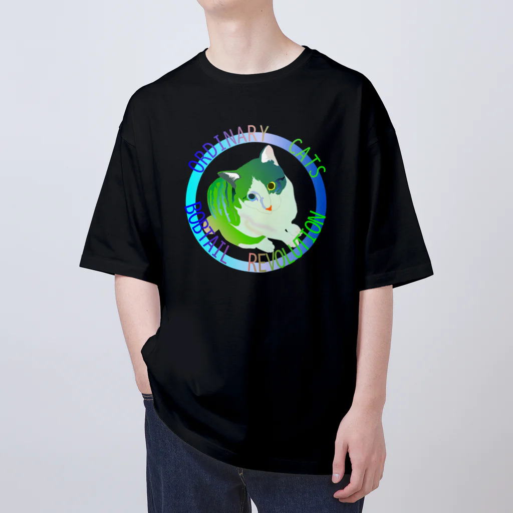 『NG （Niche・Gate）』ニッチゲート-- IN SUZURIのOrdinary Cats03h.t.(冬) Oversized T-Shirt