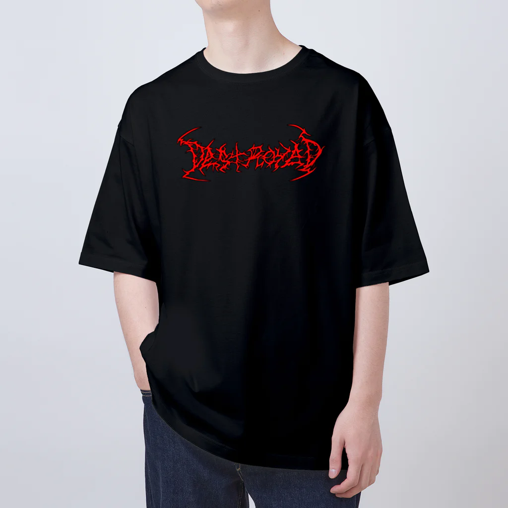 富嶽百景の針 金 文 字 Oversized T-Shirt