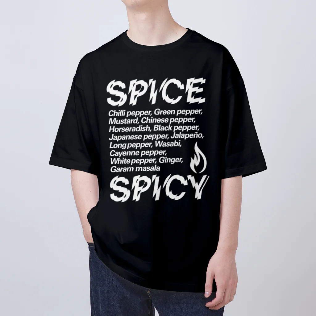 LONESOME TYPE ススのSPICE SPICY（White） Oversized T-Shirt