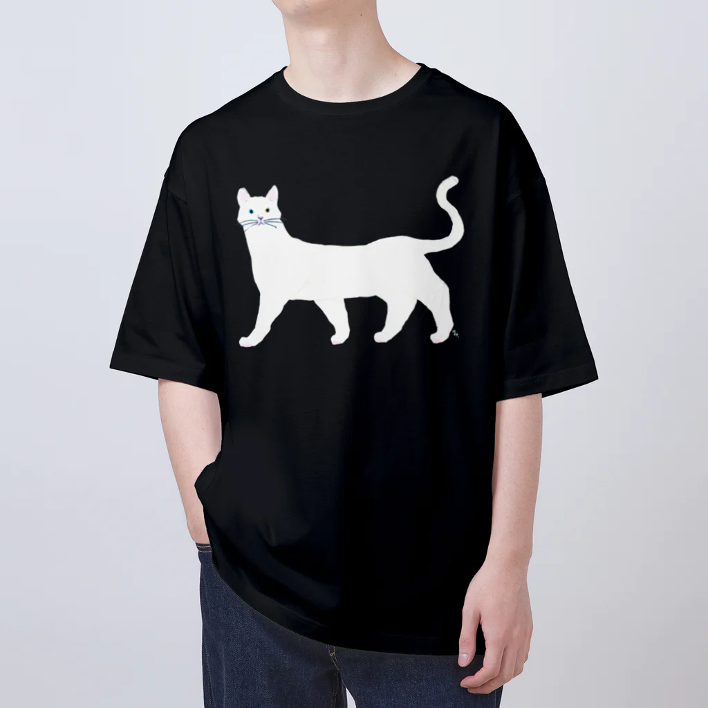 segasworksの白ねこ オーバーサイズTシャツ