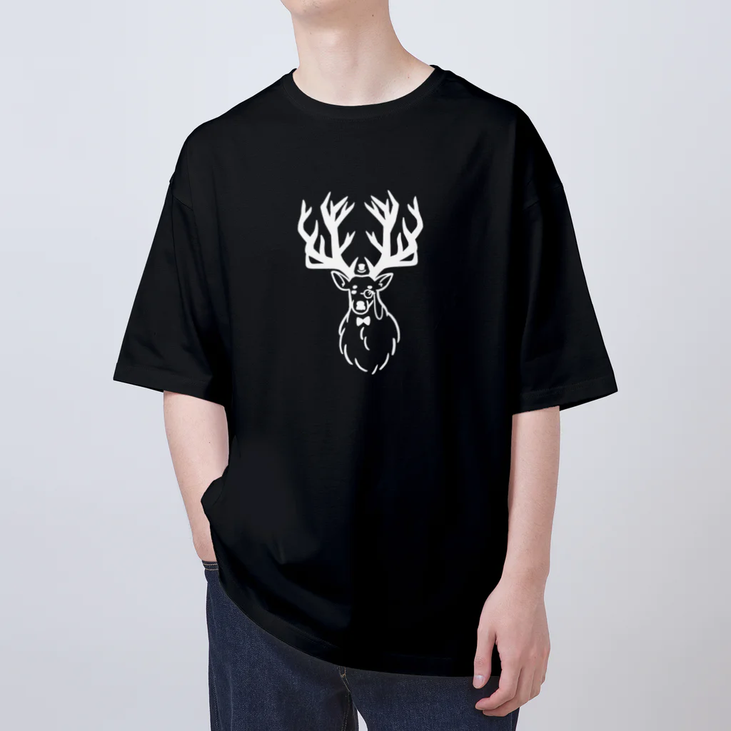 Andiamoの牡鹿のおじさま オーバーサイズTシャツ