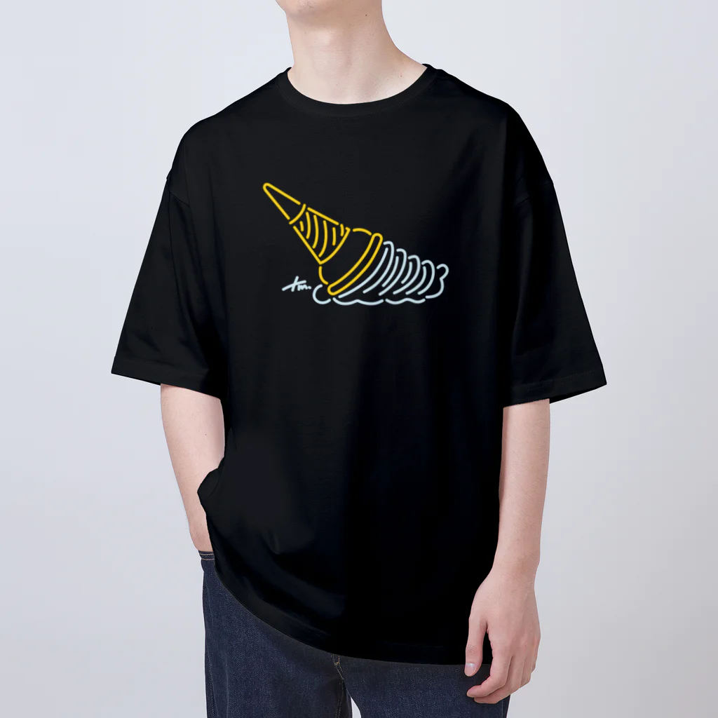 マチダタケルのSUZURIのお店のソフトクリームネオン2.0 Oversized T-Shirt