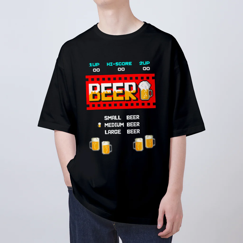 Siderunの館 B2のレトロゲーム風なビール Oversized T-Shirt