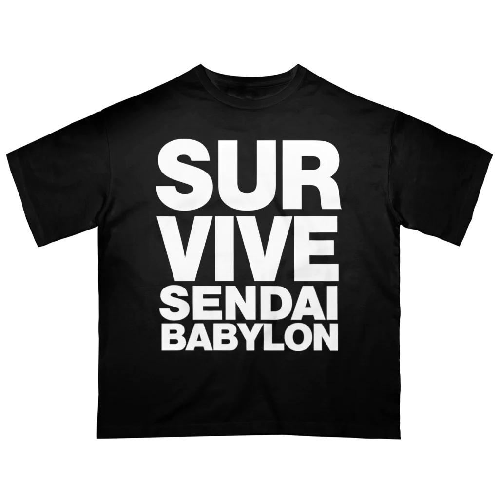 SURVIVESENDAIBABYLON@鈴木無花果のSURVIVESENNDAIBABYLON オーバーサイズTシャツ