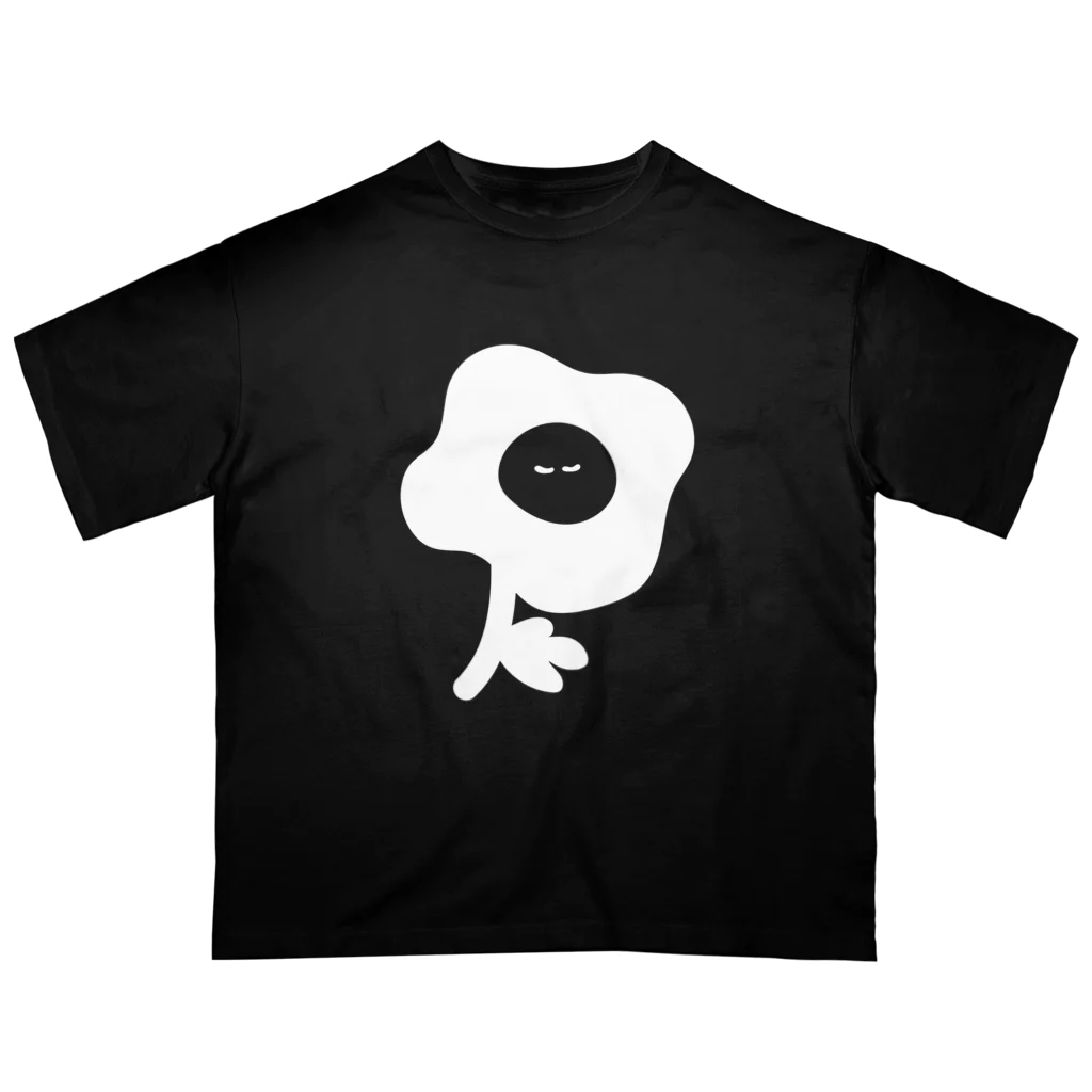 おばけ植物園の真夜中のポピー（ホワイト） Oversized T-Shirt