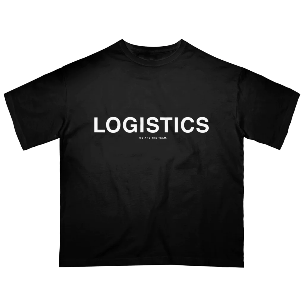 LOGISTICS by Merry LogisticsのLOGISTICS WHITE LOGO Oversized T-Shirt