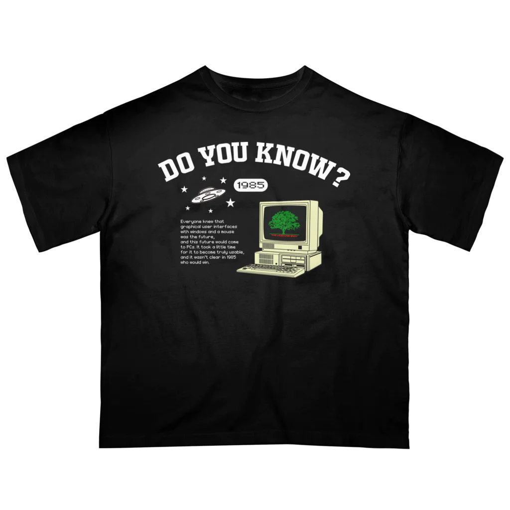 アージーの1985年のPC Oversized T-Shirt